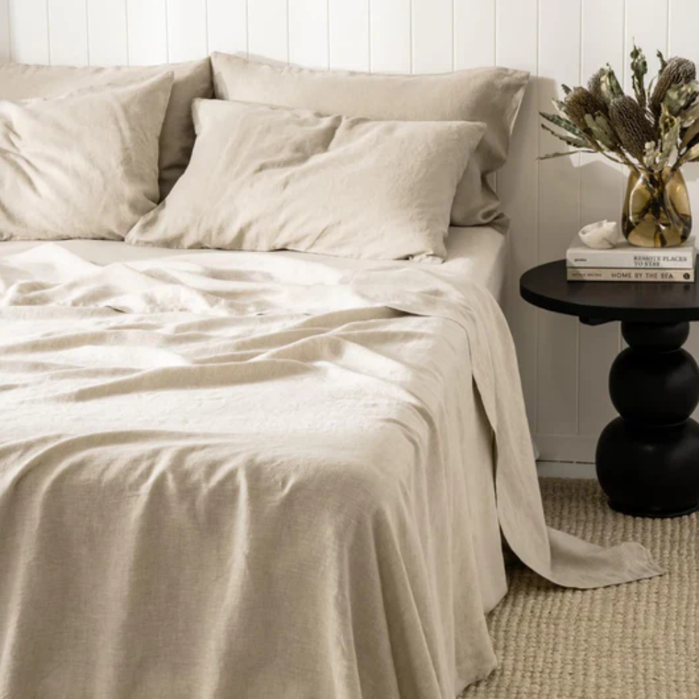 Alvina - 100% Natural Linen Bedset