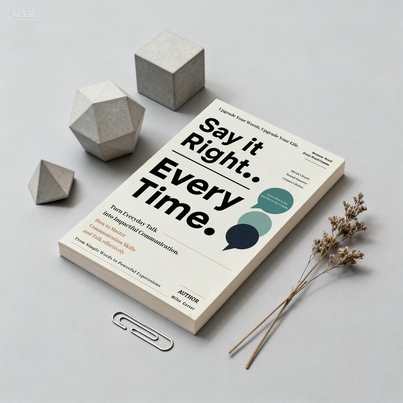 Say It Right, Every Time - Official Book