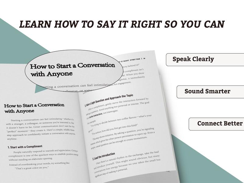 Say It Right, Every Time - Official Book