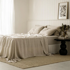 Alvina - 100% Natural Linen Bedset