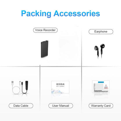 Ultra-Thin Mini Voice Recorder