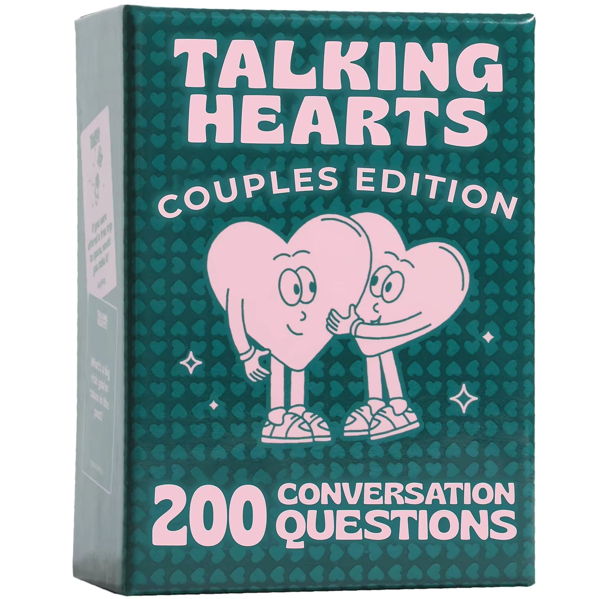 Talking Hearts – 200-Question Couples Conversation Card Game + 2 Wild Cards