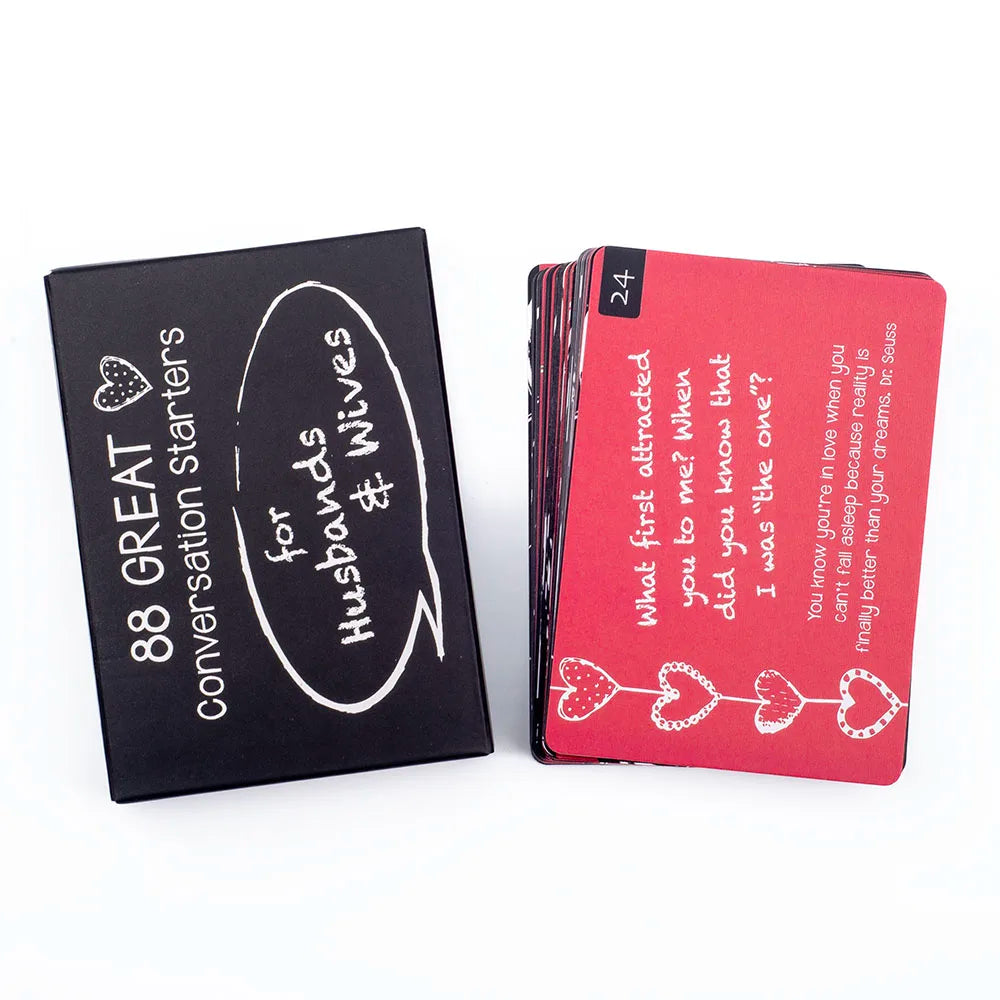 88 Conversation Starters Cards (Family & Couples)