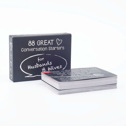88 Conversation Starters Cards (Family & Couples)