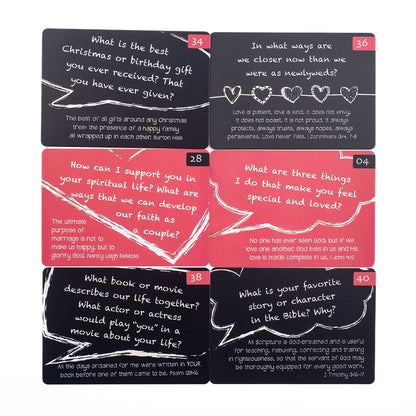 88 Conversation Starters Cards (Family & Couples)