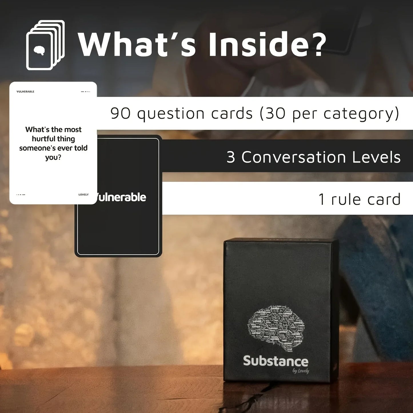 Substance - 90 Conversation Cards (Family & Friends)
