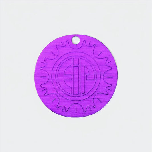 Tesla Purple Energy Healing Small Disc