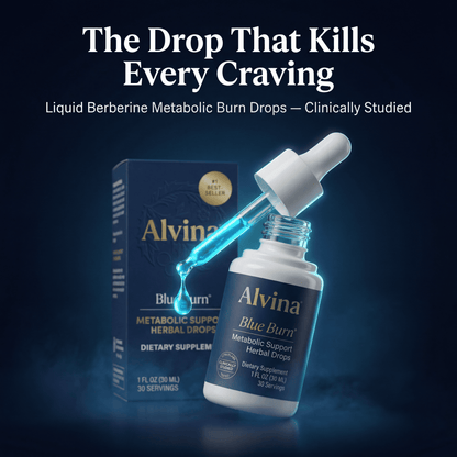 Blue Burn — Liquid Berberine Craving Blocker & Metabolic Drops