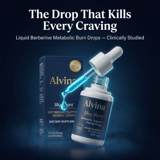 Blue Burn — Liquid Berberine Craving Blocker & Metabolic Drops