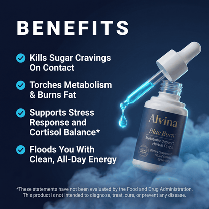 Blue Burn — Liquid Berberine Craving Blocker & Metabolic Drops