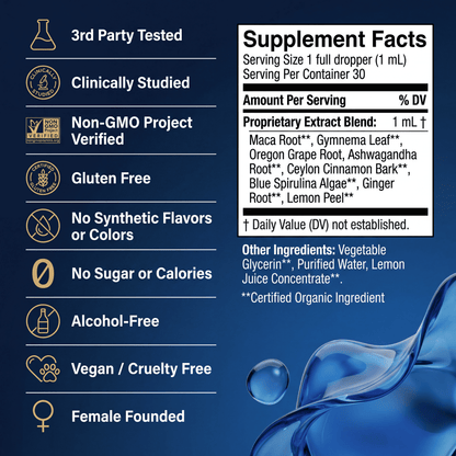 Blue Burn — Liquid Berberine Craving Blocker & Metabolic Drops