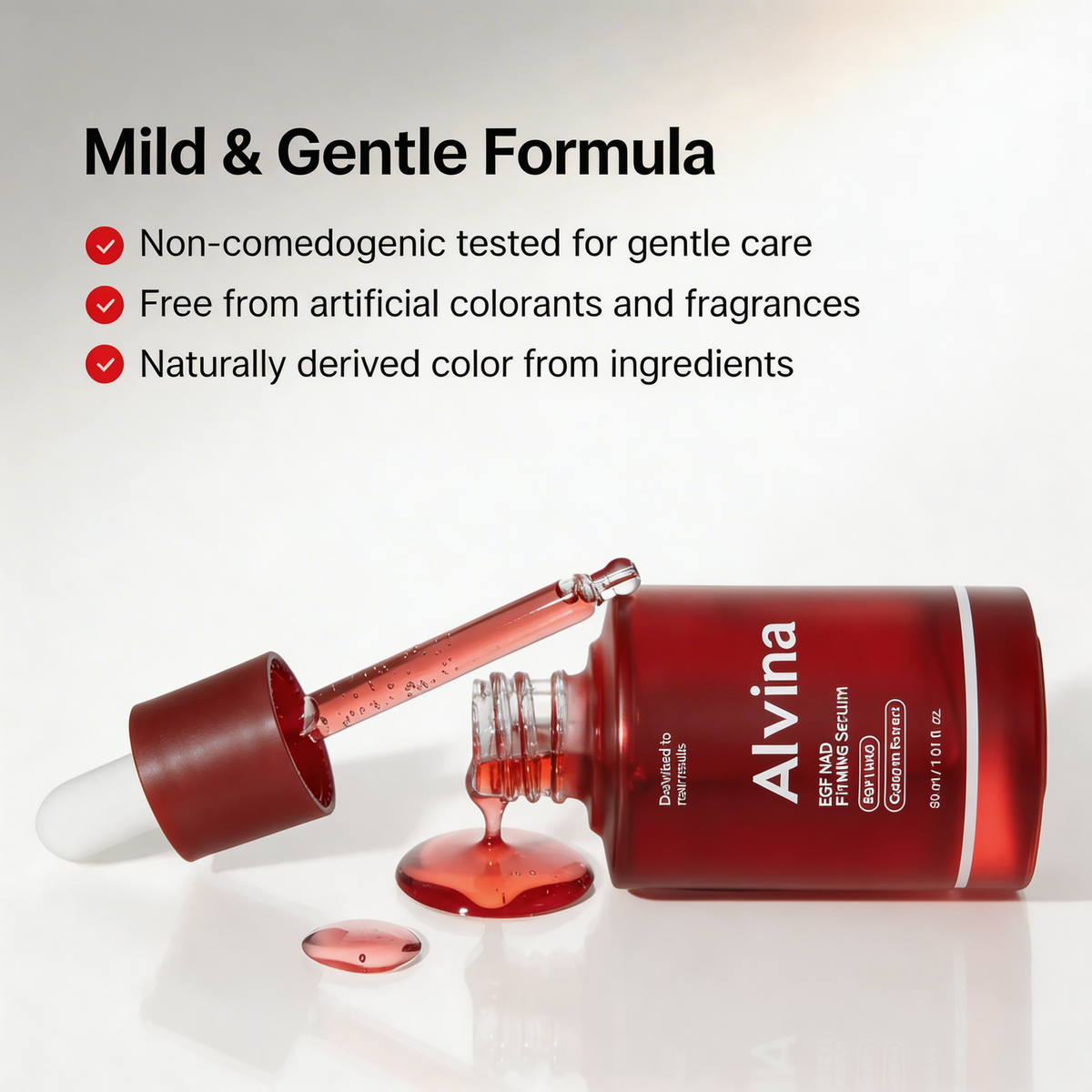 NAD+ EGF Firming Serum — Anti-Aging Collagen Boost with 8 Peptides