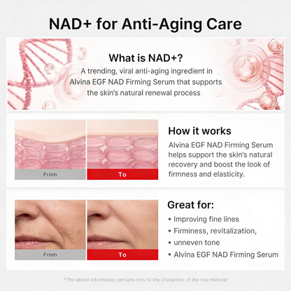 NAD+ EGF Firming Serum — Anti-Aging Collagen Boost with 8 Peptides